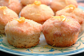 Muffins veganos de limón